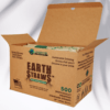 500 count box of individually wrapped 8-inch long, 6mm wide compostable hemp straws